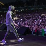 Eminem's 2018 performance at Italy's Area Expo Milano Revival Tour. Photo Credit: Jeremy Deputat