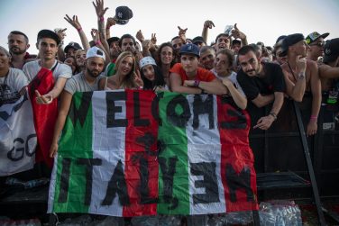 Eminem's 2018 performance at Italy's Area Expo Milano Revival Tour. Photo Credit: Jeremy Deputat