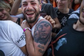 Eminem's 2018 performance at Italy's Area Expo Milano Revival Tour. Photo Credit: Jeremy Deputat