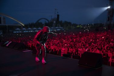 Eminem's 2018 performance at Italy's Area Expo Milano Revival Tour. Photo Credit: Jeremy Deputat