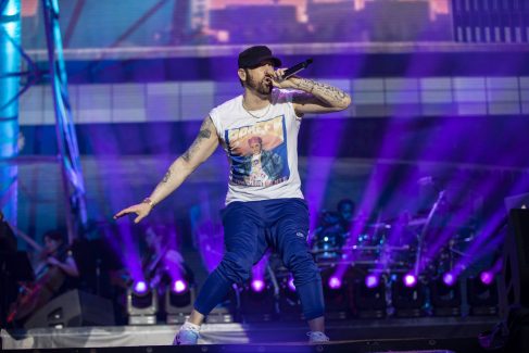 Eminem's 2018 performance at Germany Hannover Revival Tour. Photo Credit: Jeremy Deputat