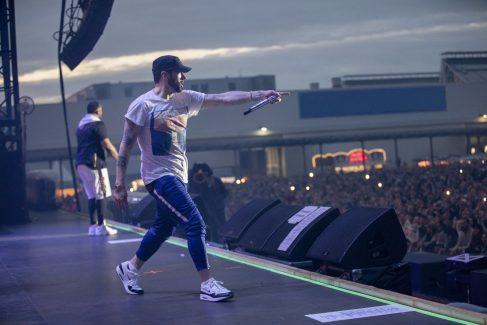 Eminem's 2018 performance at Germany Hannover Revival Tour. Photo Credit: Jeremy Deputat
