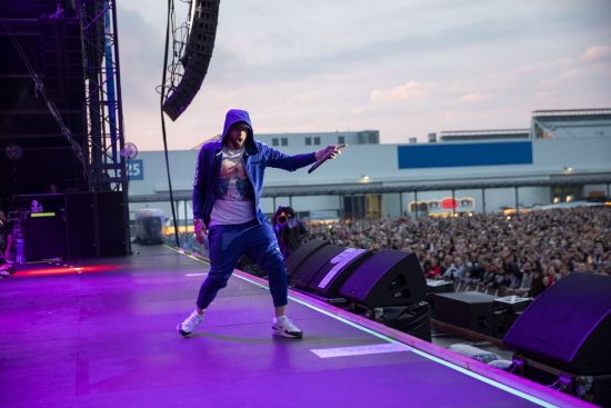 Eminem's 2018 performance at Germany Hannover Revival Tour. Photo Credit: Jeremy Deputat