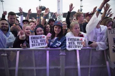 Eminem's 2018 performance at Germany Hannover Revival Tour. Photo Credit: Jeremy Deputat