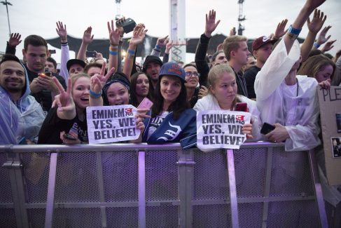 Eminem's 2018 performance at Germany Hannover Revival Tour. Photo Credit: Jeremy Deputat