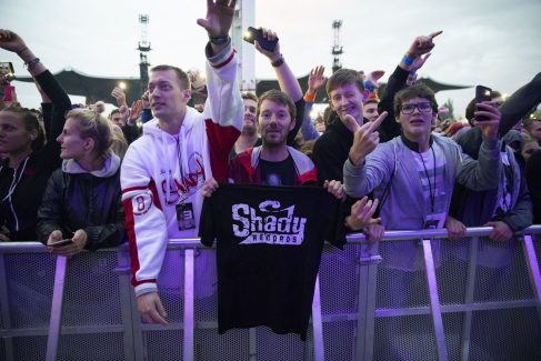 Eminem's 2018 performance at Germany Hannover Revival Tour. Photo Credit: Jeremy Deputat