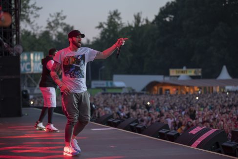 Eminem's 2018 performance at Netherlands Nijmegen Revival Tour. Photo Credit: Jeremy Deputat