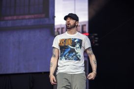 Eminem's 2018 performance at Netherlands Nijmegen Revival Tour. Photo Credit: Jeremy Deputat
