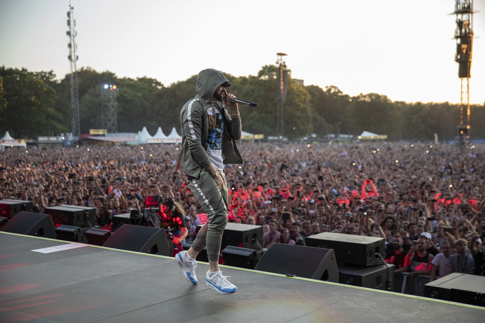 Eminem's 2018 performance at Netherlands Nijmegen Revival Tour. Photo Credit: Jeremy Deputat