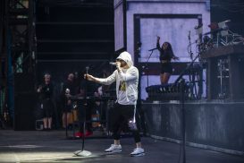 Eminem's 2018 performance at London day 1 UK Revival Tour. Photo Credit: Jeremy Deputat