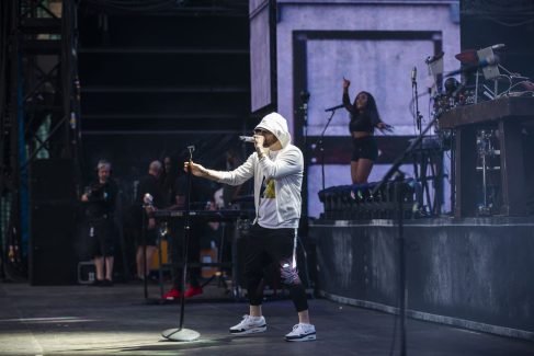 Eminem's 2018 performance at London day 1 UK Revival Tour. Photo Credit: Jeremy Deputat
