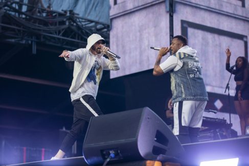 Eminem's 2018 performance at London day 1 UK Revival Tour. Photo Credit: Jeremy Deputat