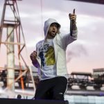 Eminem's 2018 performance at London day 1 UK Revival Tour. Photo Credit: Jeremy Deputat