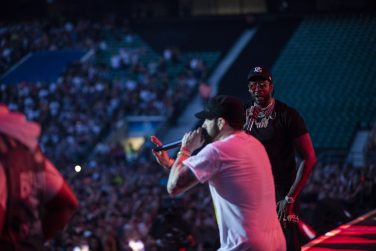 Eminem's 2018 performance at London day 1 UK Revival Tour. Photo Credit: Jeremy Deputat