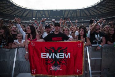 Eminem's 2018 performance at London day 1 UK Revival Tour. Photo Credit: Jeremy Deputat