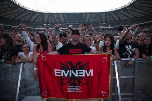 Eminem's 2018 performance at London day 1 UK Revival Tour. Photo Credit: Jeremy Deputat