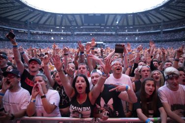 Eminem's 2018 performance at London day 1 UK Revival Tour. Photo Credit: Jeremy Deputat
