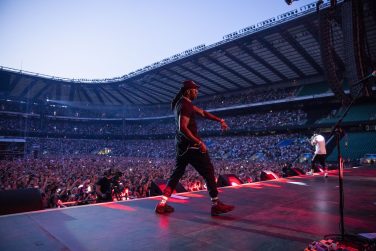 Eminem's 2018 performance at London day 1 UK Revival Tour. Photo Credit: Jeremy Deputat