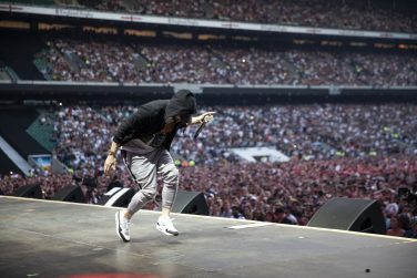 Eminem's 2018 performance at London day 2 UK Revival Tour. Photo Credit: Jeremy Deputat
