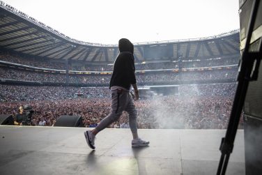 Eminem's 2018 performance at London day 2 UK Revival Tour. Photo Credit: Jeremy Deputat