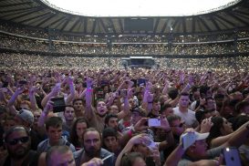Eminem's 2018 performance at London day 2 UK Revival Tour. Photo Credit: Jeremy Deputat