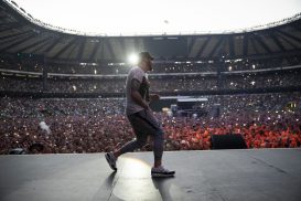 Eminem's 2018 performance at London day 2 UK Revival Tour. Photo Credit: Jeremy Deputat