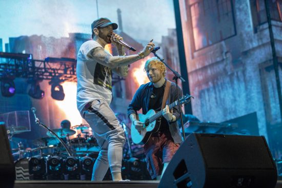 Eminem's 2018 performance at London day 2 UK Revival Tour. Photo Credit: Jeremy Deputat