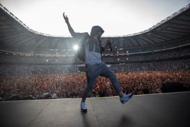 Eminem's 2018 performance at London day 2 UK Revival Tour. Photo Credit: Jeremy Deputat