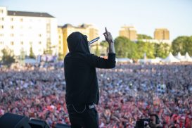 Eminem's 2018 performance in Oslo, Norway Revival Tour. Photo Credit: Jeremy Deputat