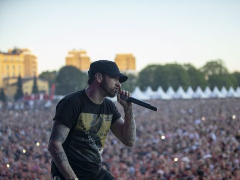 Eminem's 2018 performance in Oslo, Norway Revival Tour. Photo Credit: Jeremy Deputat