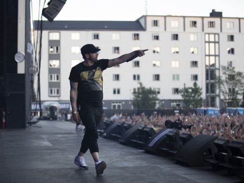 Eminem's 2018 performance in Oslo, Norway Revival Tour. Photo Credit: Jeremy Deputat