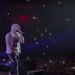 Eminem's 2018 performance in Stockholm, Sweden Revival Tour. Photo Credit: Jeremy Deputat