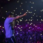 Eminem's 2018 performance in Stockholm, Sweden Revival Tour. Photo Credit: Jeremy Deputat