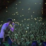 Eminem's 2018 performance in Stockholm, Sweden Revival Tour. Photo Credit: Jeremy Deputat