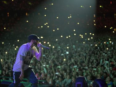 Eminem's 2018 performance in Stockholm, Sweden Revival Tour. Photo Credit: Jeremy Deputat