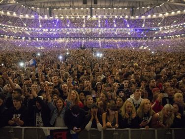 Eminem's 2018 performance in Stockholm, Sweden Revival Tour. Photo Credit: Jeremy Deputat