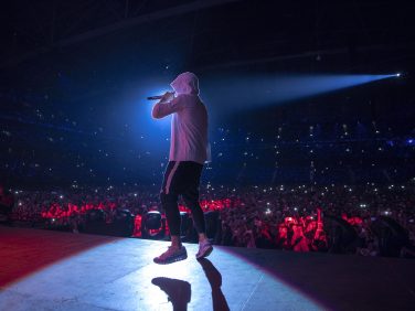 Eminem's 2018 performance in Stockholm, Sweden Revival Tour. Photo Credit: Jeremy Deputat