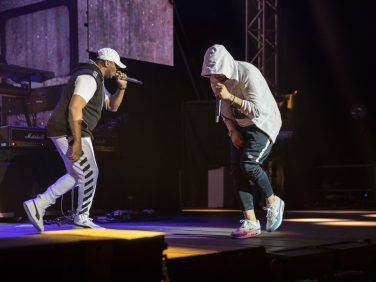Eminem's 2018 performance in Stockholm, Sweden Revival Tour. Photo Credit: Jeremy Deputat