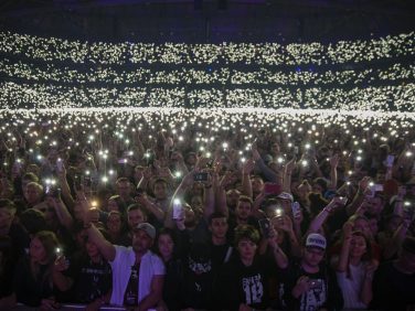 Eminem's 2018 performance in Stockholm, Sweden Revival Tour. Photo Credit: Jeremy Deputat
