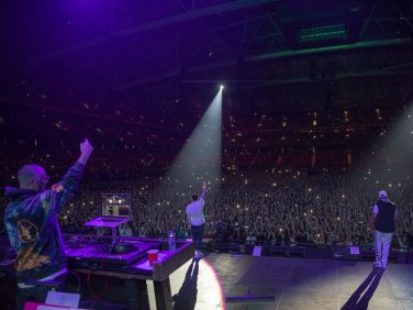 Eminem's 2018 performance in Stockholm, Sweden Revival Tour. Photo Credit: Jeremy Deputat