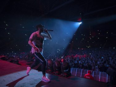 Eminem's 2018 performance in Stockholm, Sweden Revival Tour. Photo Credit: Jeremy Deputat