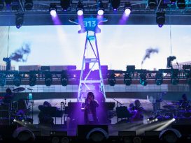 Eminem's 2018 performance in Denmark's Roskilde Festival Revival Tour. Photo Credit: Jeremy Deputat