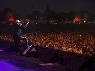 Eminem's 2018 performance in Denmark's Roskilde Festival Revival Tour. Photo Credit: Jeremy Deputat