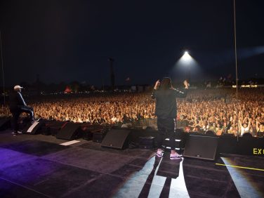 Eminem's 2018 performance in Denmark's Roskilde Festival Revival Tour. Photo Credit: Jeremy Deputat