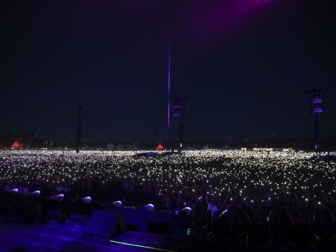 Eminem's 2018 performance in Denmark's Roskilde Festival Revival Tour. Photo Credit: Jeremy Deputat