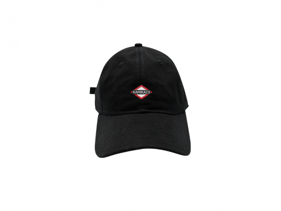 This is a pre-order and is expected to ship in 4-5 weeks.  Exclusive and limited Kamikaze merchandise.  Multi-color patch on front of a black New Era hat.