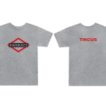 This is a pre-order and is expected to ship in 4-5 weeks.   Exclusive and limited Kamikaze merchandise.  Kamikaze logo printed on the front chest centered and «clean» text printed in red on the center back of a heather gray t-shirt.