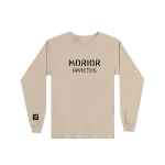 This is a pre-order and is expected to ship in 4-5 weeks. ﻿  Exclusive and limited Kamikaze merchandise.  Morior Invictus (Latin for “Death Before Defeat”) printed in black on front chest center with E logo printed on right wrist of a sandstone long sleeve shirt.