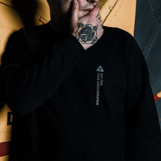 Eminem Kamikaze NOT FOR YOUR CONSIDERATION 3M RAGLAN CREWNECK