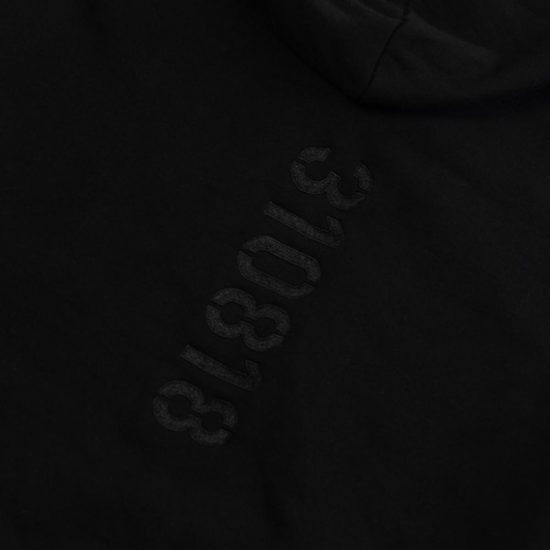 Eminem LIMITED EDITION KAMIKAZE BLACK ON BLACK EMBROIDERED HOODIE